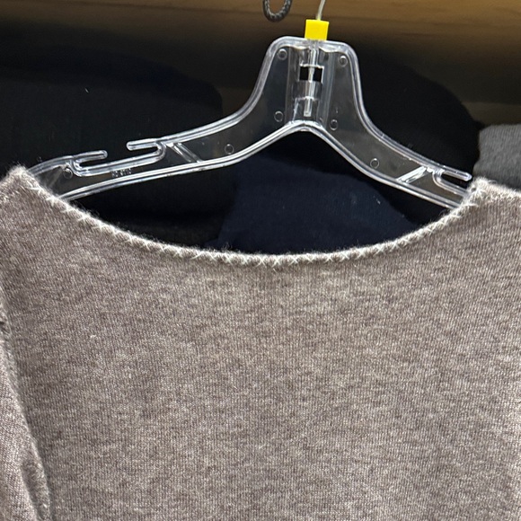 Autumn Cashmere Taupe Long Sleeve Sweater - Picture 9 of 9